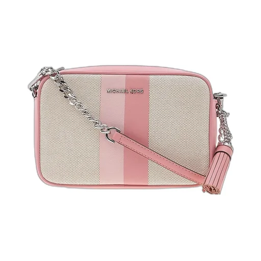 Stripe Camera Shoulder Bag