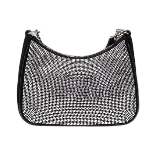 Embellished Chain Linked Shoulder Bag