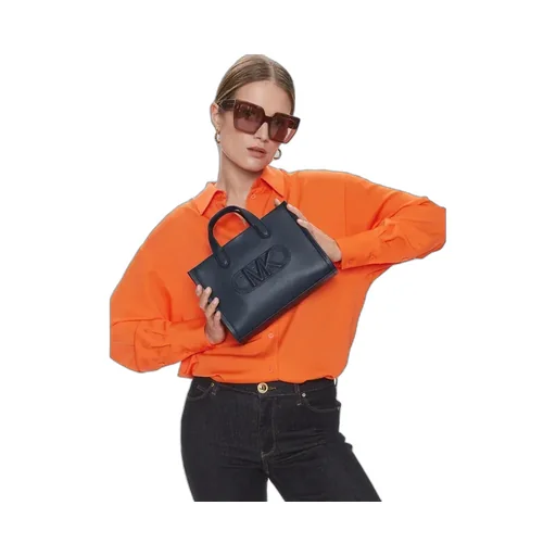 Gigi Small Embossed Messenger Bag