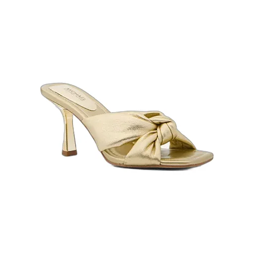 Elena Metallic Heeled Sandals