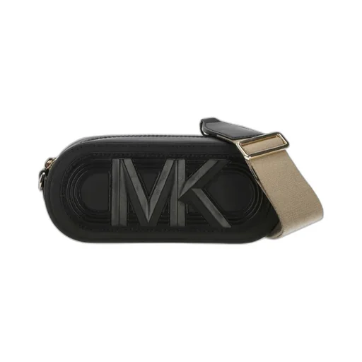 Mk Logo Zipped Clutch Bag