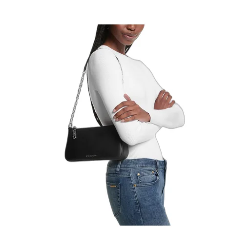 Medium Empire Leather Shoulder Bag