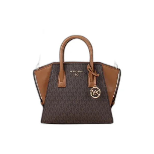 Logo-Print Leather Tote Bag