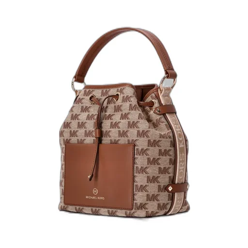 Maeve Monogram-Print Bucket Bag