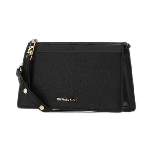 Logo-Lettering Zipped Crossbody Bag