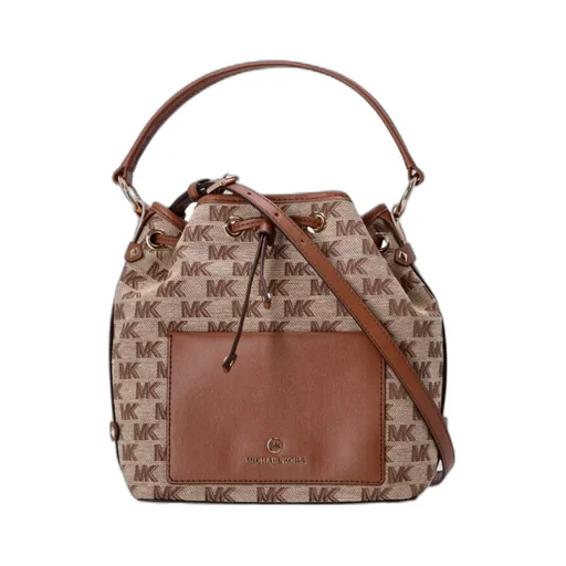 Maeve Monogram-Print Bucket Bag