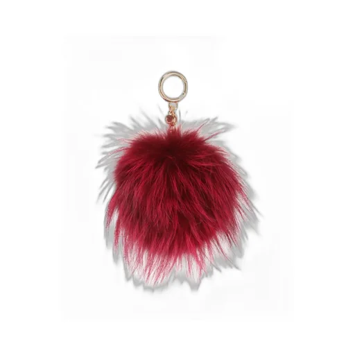 Fluffy Ball Key Chain