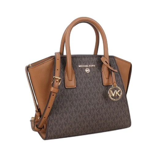 Logo-Print Leather Tote Bag