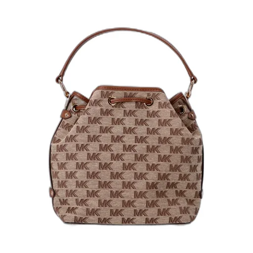 Maeve Monogram-Print Bucket Bag