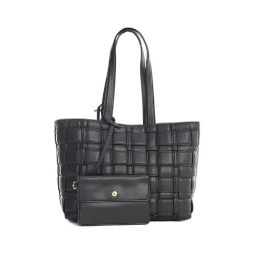 Ivy Woven Leather Tote Bag