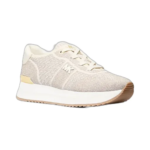 Monique Metallic Knit Sneakers