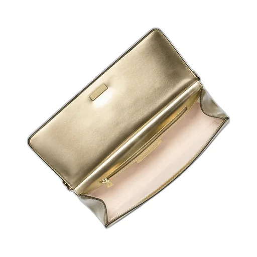 Carmine Medium Metallic Pochette
