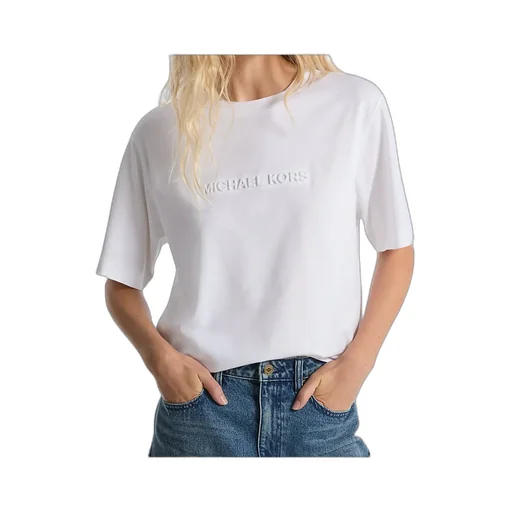 Logo Embossed Crewneck T-Shirt