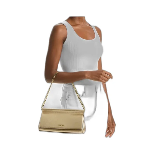 Carmine Medium Metallic Pochette