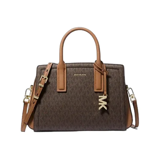 Laila Signature Logo Small Satchel Bag