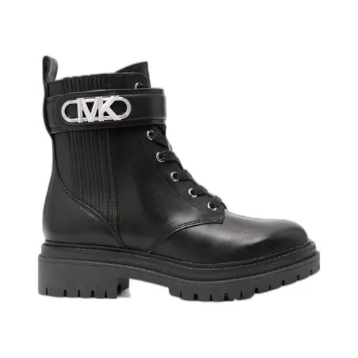 Parker Logo Plaque Ankle Boots