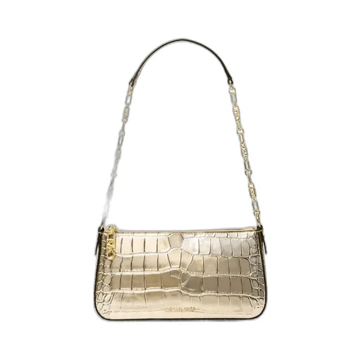 Empire Medium Metallic Embossed Chain-Link Pochette