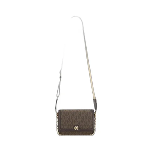 Logo-Print Canvas Shoulder Bag