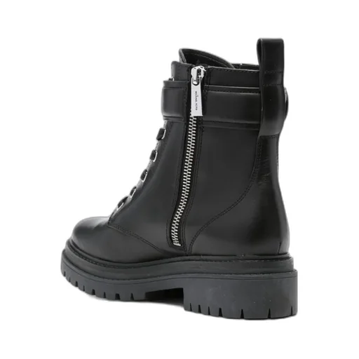 Parker Logo Plaque Ankle Boots