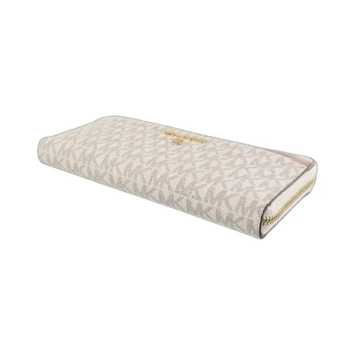 Logo Plaque Zipped Wallet
