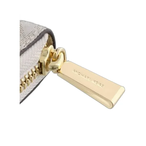 Logo Plaque Zipped Wallet