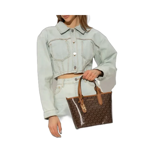 Small Logo-Print Canvas Tote Bag