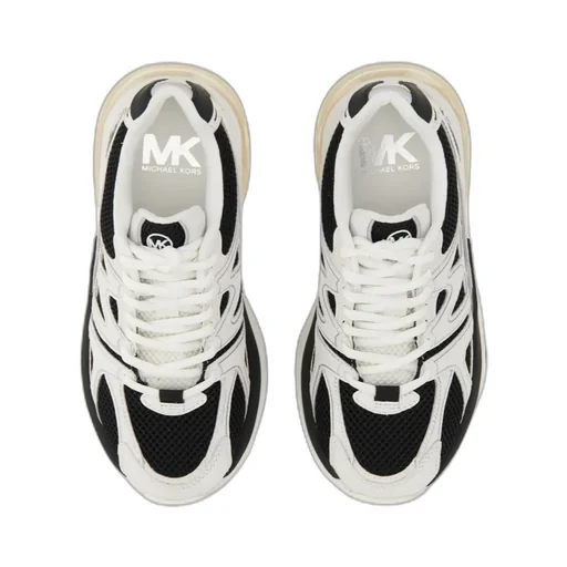Mesh Panelled Lace-Up Sneakers