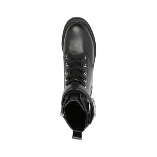 Parker Logo Plaque Ankle Boots