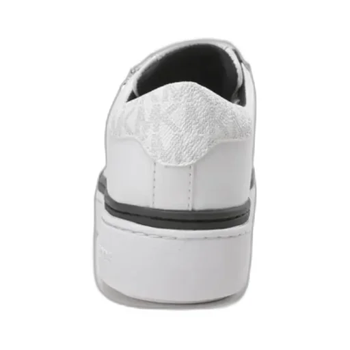 Logo-Charm Leather Sneakers