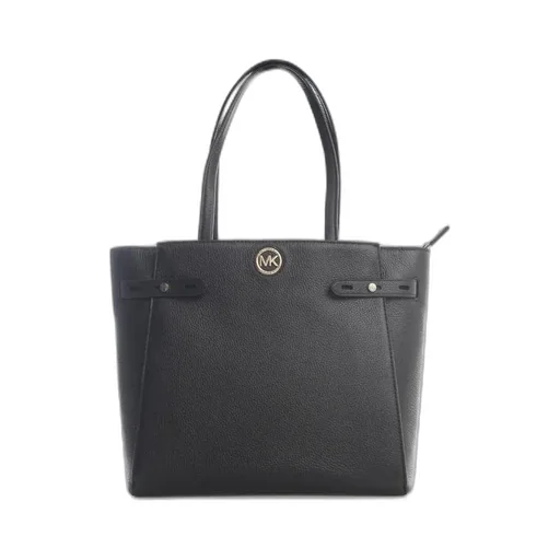 Carmen Pebbled-Leather Tote Bag