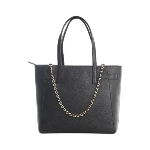 Carmen Pebbled-Leather Tote Bag