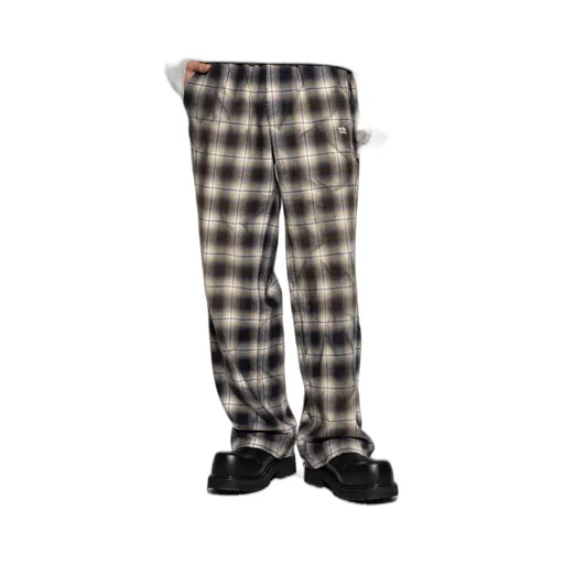 Plaid Casual Pants