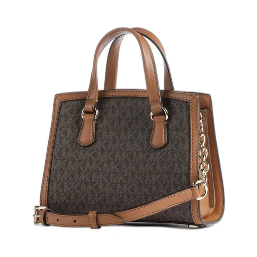 Logo Plaque Chain-Linked Tote Bag