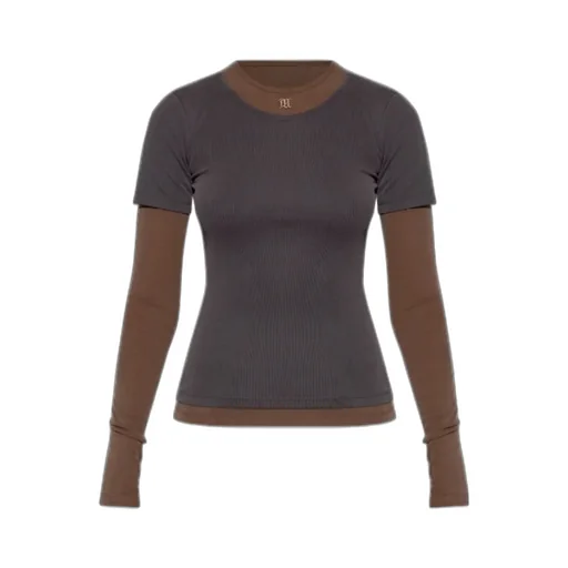 Double-Layer Color-Block T-Shirt
