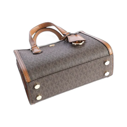 Logo Plaque Chain-Linked Tote Bag