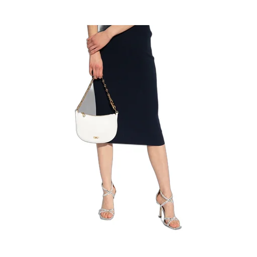 Logo-Plaque Leather Tote Bag