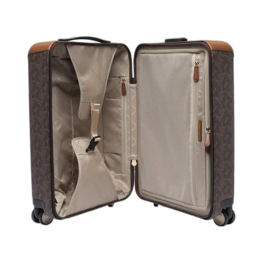 Monogram Print Suitcase