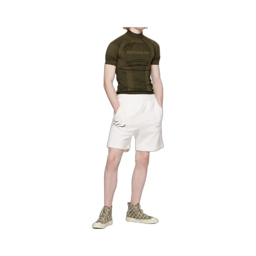 Elastic Looped Fabric Shorts