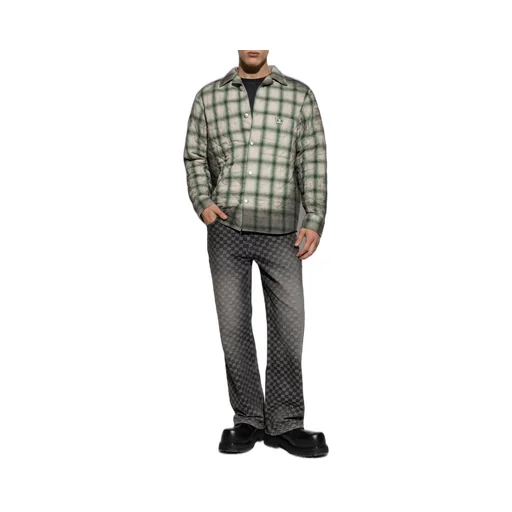 Quilted Plaid Shirt
