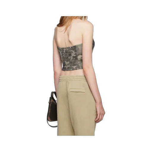 Camouflage Denim Bustier