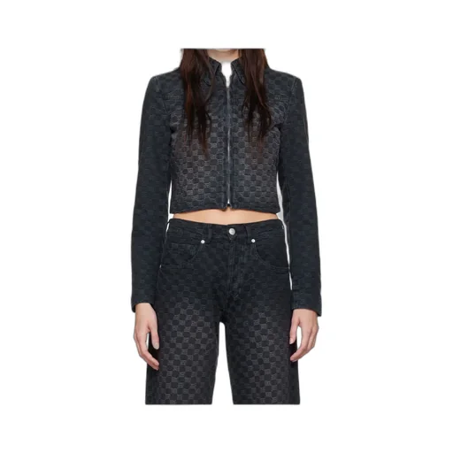 Jacquard Cropped Jacket