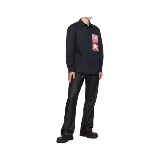 Long Sleeve Printed Shirt