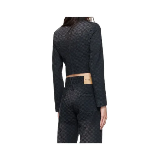 Jacquard Cropped Jacket