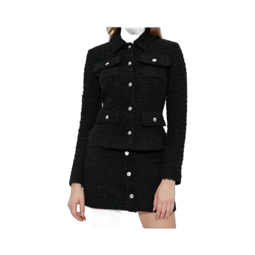 Single-Breasted Tweed Jacket