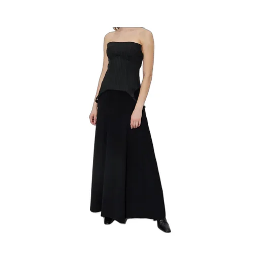 Pinstripe Panel Dress