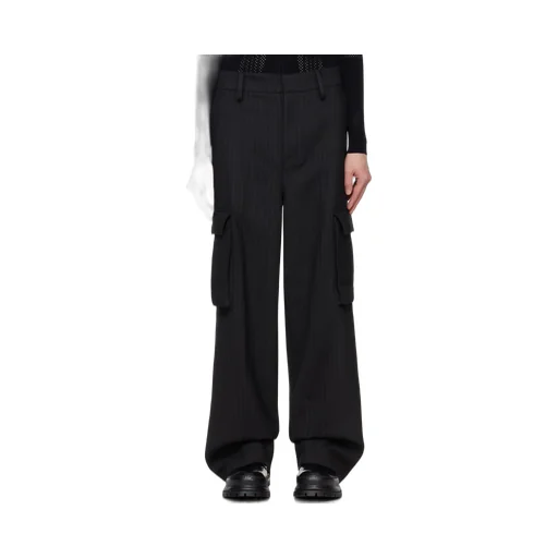 Office Pinstripe Tailored Trousers