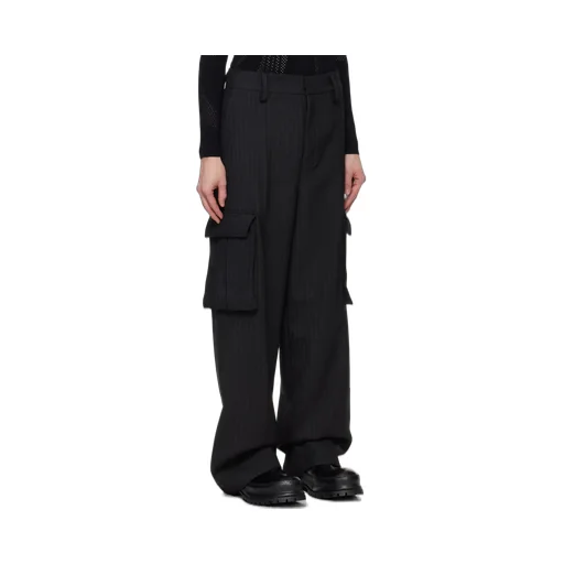 Office Pinstripe Tailored Trousers