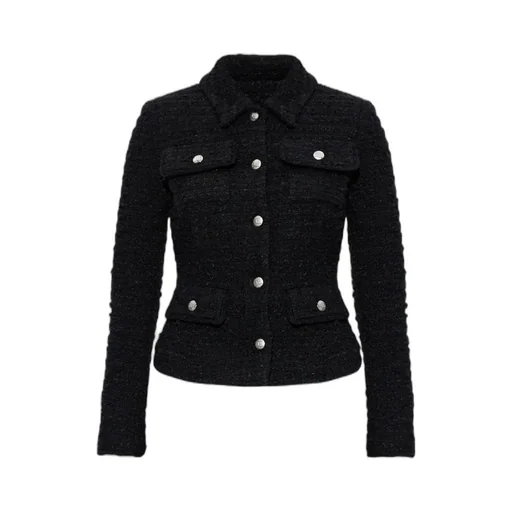 Single-Breasted Tweed Jacket