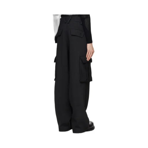 Office Pinstripe Tailored Trousers