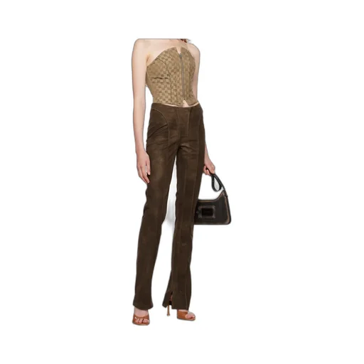 Jacquard Monogram Corset Top